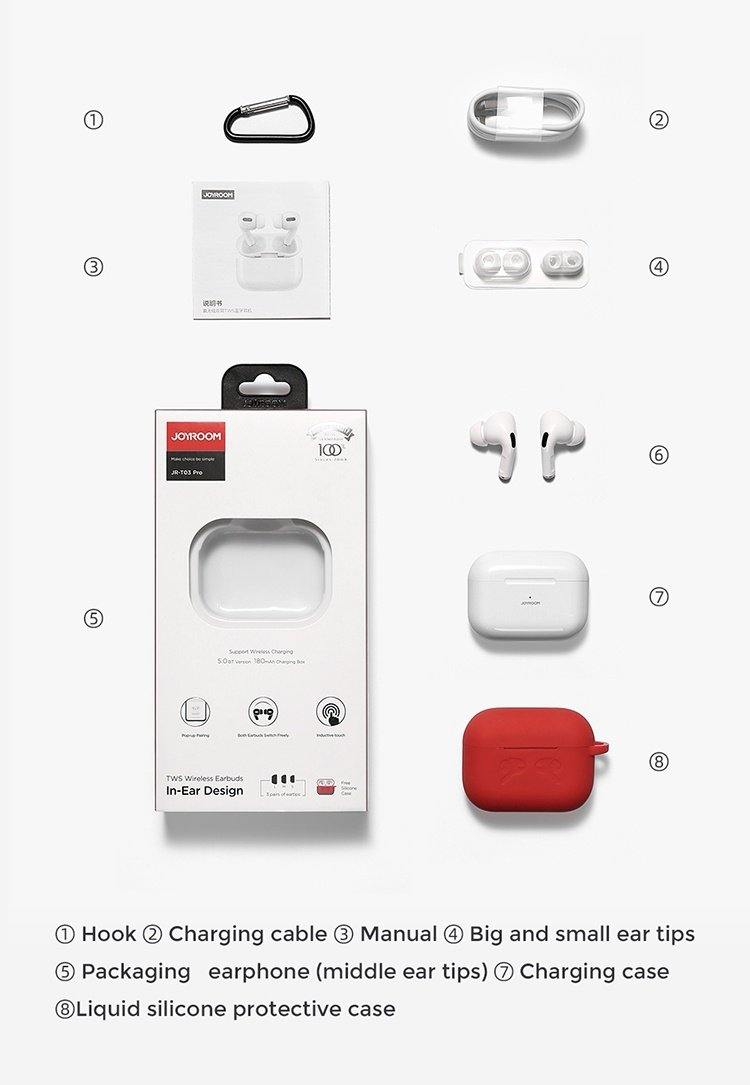 Joyroom JR-T03 Pro TWS Wireless Earbuds - JOYROOM - Compro System