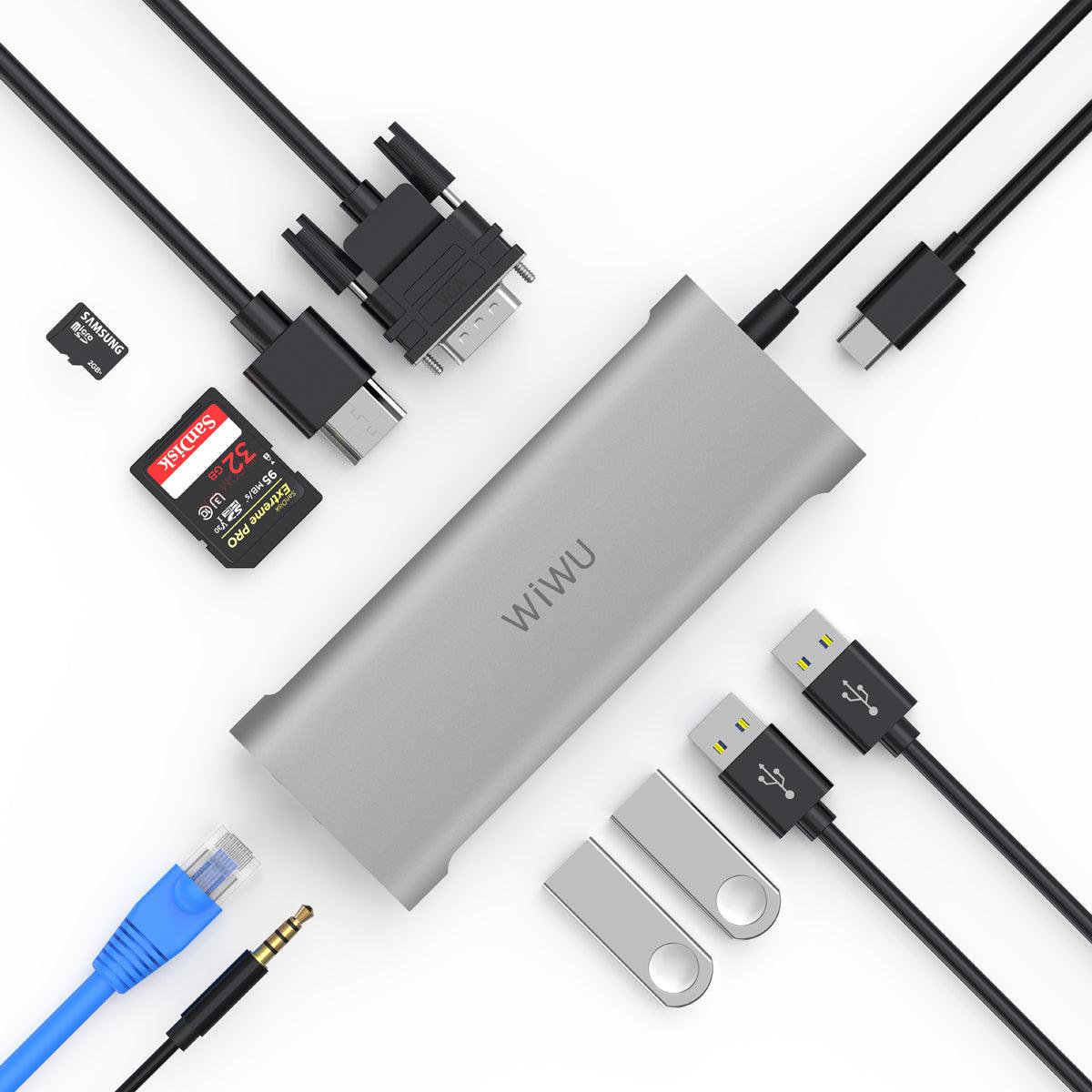 WiWU Alpha 11 in 1 USB C Hub - WIWU - Compro System