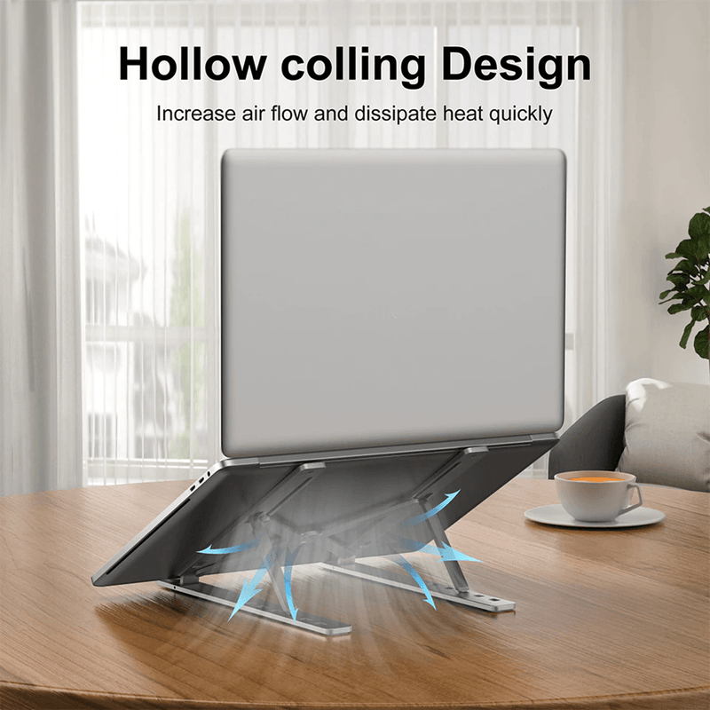 Folding Adjustable Aluminum Durable Laptop Stand - Compro System - Compro System