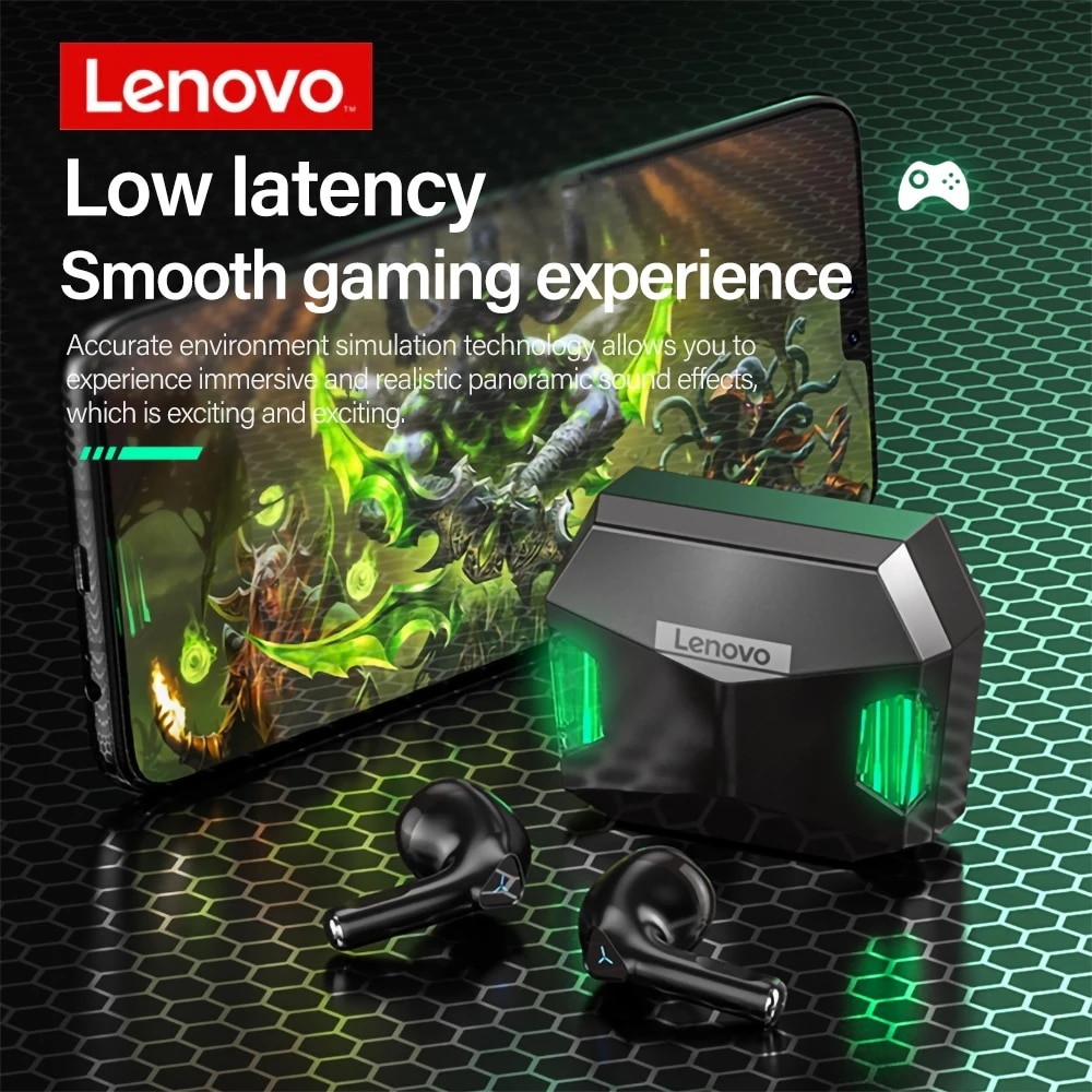 Lenovo GM5 Wireless 5.0 Gaming Earbuds Low Latency