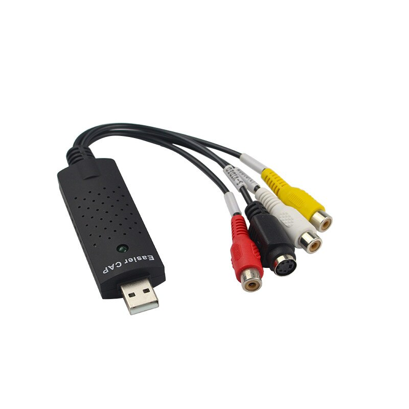 Ezcap USB 2.0 Capture vidéo V8 Hi8 DVD VHS DVR adaptateur enregistreur  convertisseur analogique vidéo Audio au numérique pour Windows 10 8.1 7 -  Historique des prix et avis