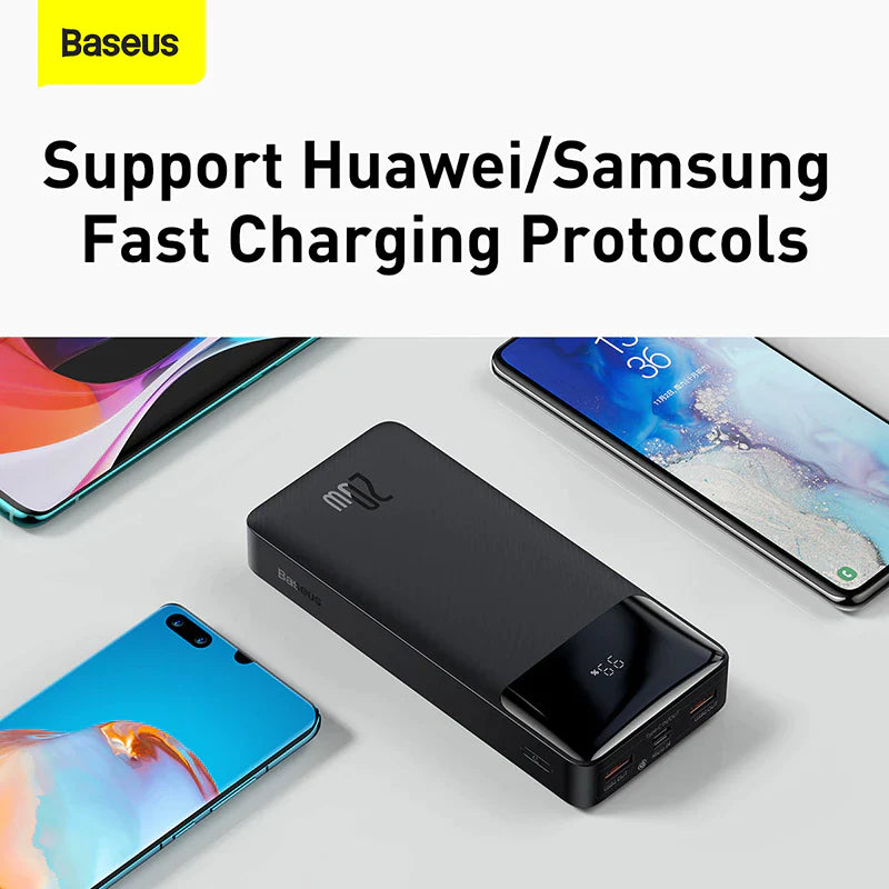 Baseus Bipow Digital Display Power bank 20W Black