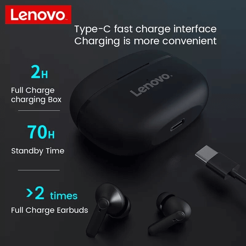 Lenovo HT05 Wireless Bluetooth Earbuds - Lenovo - Compro System