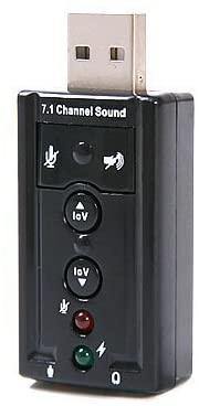 USB Virtual 7.1 Channel Sound Adapter - Compro System - Compro System