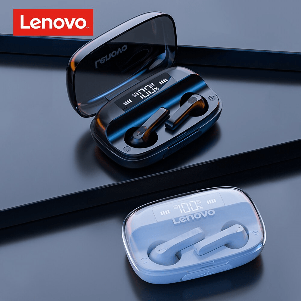 New Lenovo QT81 True Wireless Bluetooth Headset with Powerbank - Lenovo - Compro System