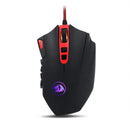 Redragon M901-1 PERDITION 2 24000 DPI MMO RGB LED Wired Gaming Mouse - REDRAGON - Compro System