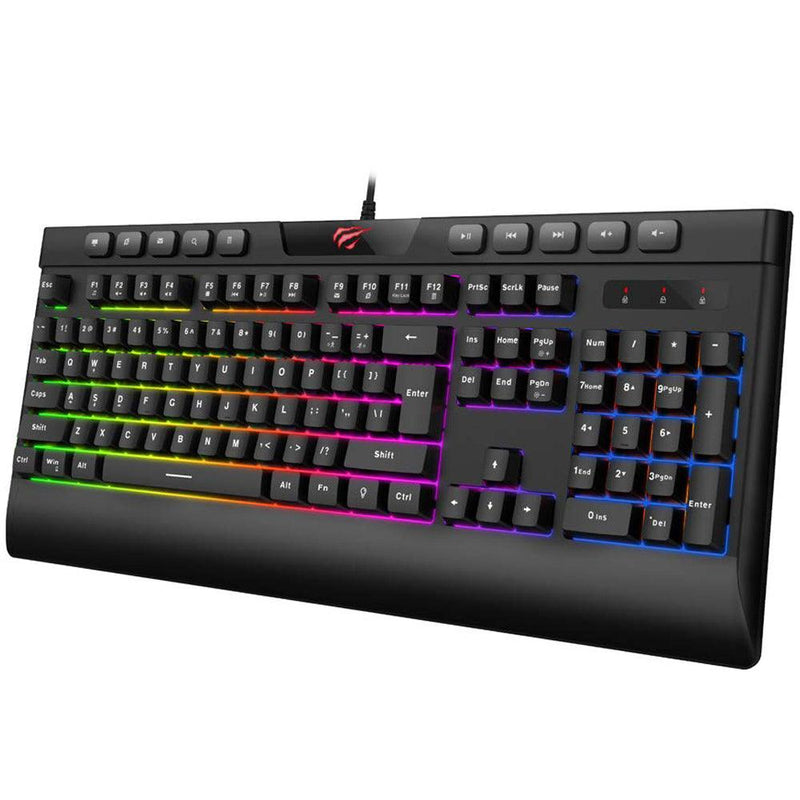 KB487L RGB Gaming Keyboard Membrane Switch - Havit - Compro System