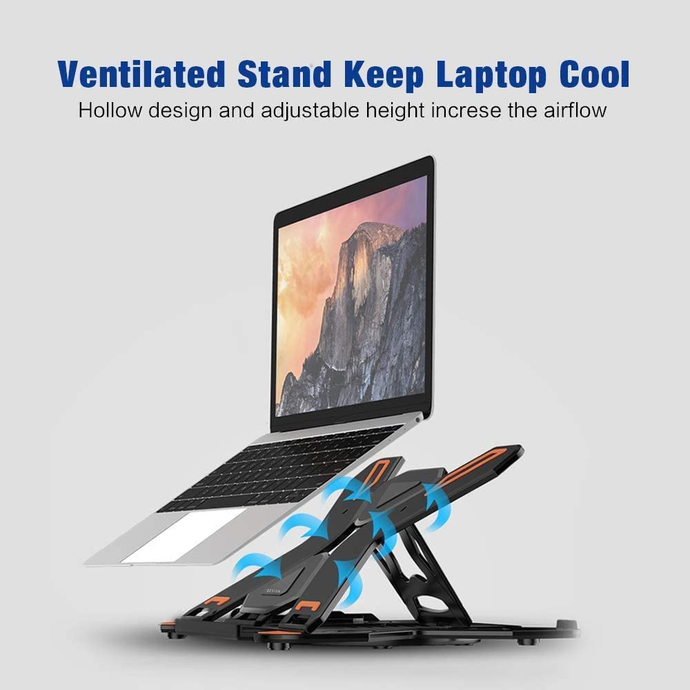 Compro™ Adjustable Laptop Stand with Mobile Holder