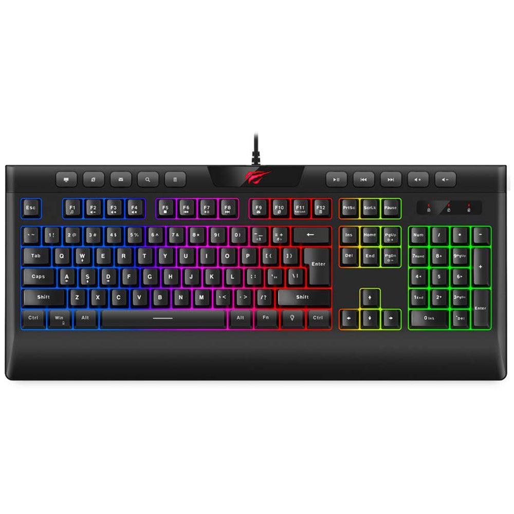 KB487L RGB Gaming Keyboard Membrane Switch - Havit - Compro System