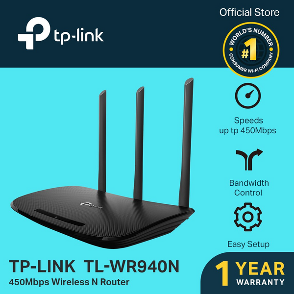 TP-Link TL-WR940N 450Mbps Wireless N Router Ver:6.0
