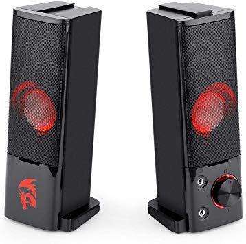 Redragon GS550 Orpheus PC Gaming Speakers, 2.0 Channel Stereo Desktop Computer Sound Bar - REDRAGON - Compro System