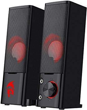 Redragon GS550 Orpheus PC Gaming Speakers, 2.0 Channel Stereo Desktop Computer Sound Bar - REDRAGON - Compro System
