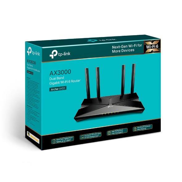TP-Link Archer AX50 AX3000 Dual Band Gigabit Wi-Fi 6 Router - TP LINK - Compro System