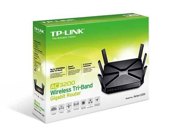 TP-Link Archer C3200 - AC3200 Wireless Tri-Band Gigabit Router - TP LINK - Compro System