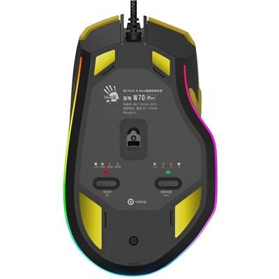 Bloody W70 Max RGB Gaming Mouse | Punk Yellow - Bloody - Compro System