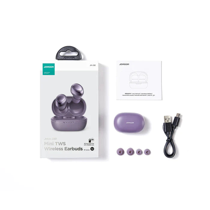 JR-DB1 JOYROOM JDOTS SERIES TRUE WIRELESS EARBUDS - PURPLE