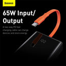Baseus Elf Digital Display Fast Charging Power Bank 20000mAh 65W Black