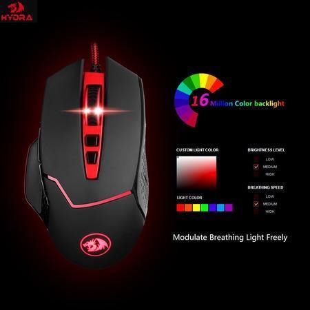 Redragon M907 INSPIRIT 14400 DPI Gaming Mouse - REDRAGON - Compro System
