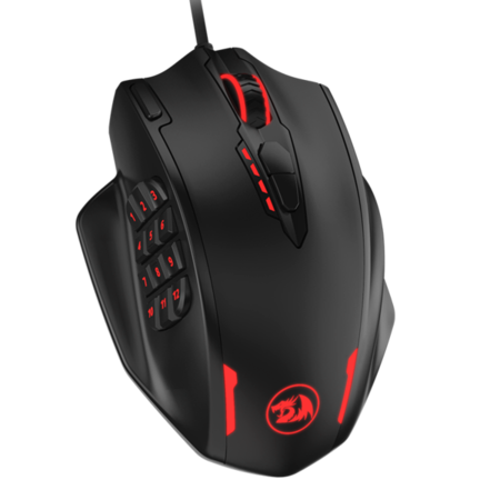 Redragon M908 IMPACT MMO Gaming Mouse up to 12,400 DPI High Precision Laser Mouse for PC - REDRAGON - Compro System