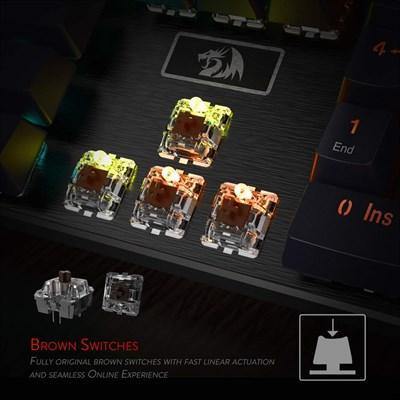 Redragon Devarajas K556 RGB Mechanical Gaming Keyboard - REDRAGON - Compro System