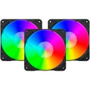 Redragon GCF007 120mm RGB Triple Case Fan Pack - REDRAGON - Compro System