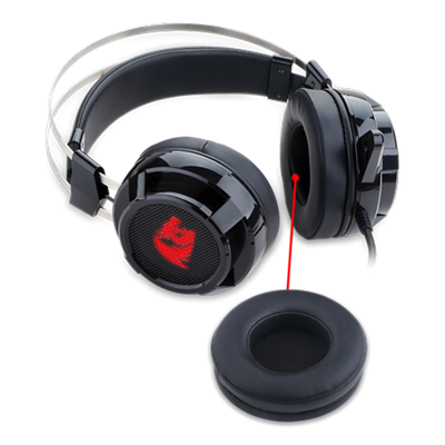 Redragon H301 SIREN Gaming Wired Headset (Black) - REDRAGON - Compro System