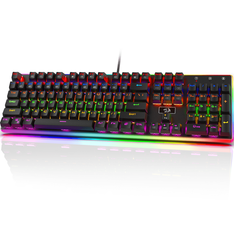 Redragon K577R Kali Mechanical Gaming Keyboard, Rainbow Backlit, Wired Competitive Ergonomic Keyboard - REDRAGON - Compro System