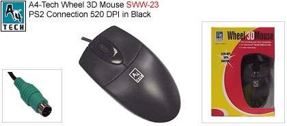 SWW-23 Scrolling Ball Mouse - A4TECH - Compro System