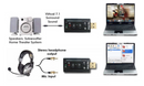 USB Virtual 7.1 Channel Sound Adapter - Compro System - Compro System