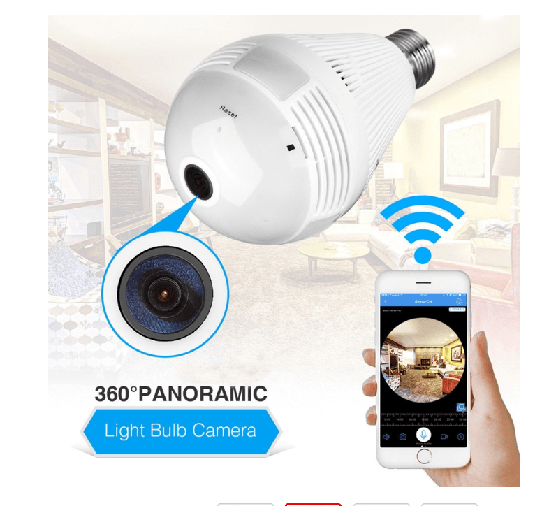 Wifi Security Light Bulb Camera - Compro System - Compro System