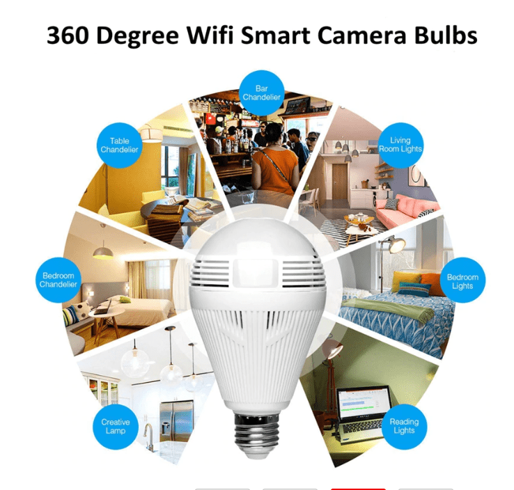 Wifi Security Light Bulb Camera - Compro System - Compro System