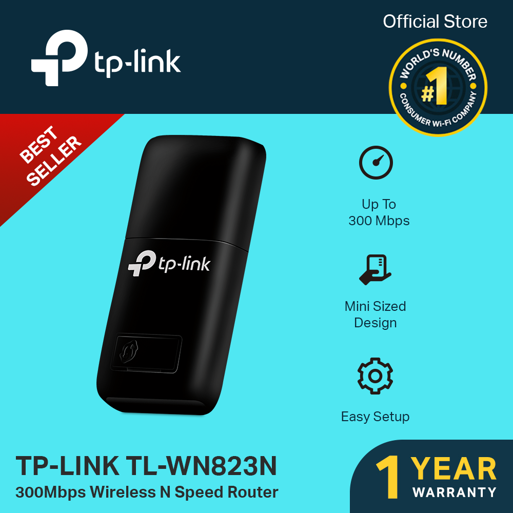 TP-Link TL-WN823N 300Mbps Mini Wireless N USB Adapter