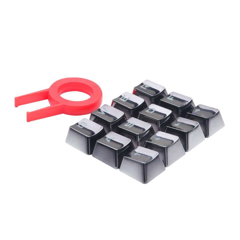 Redragon A103GR 12 Chrome keycaps MX Style with Key Puller - REDRAGON - Compro System