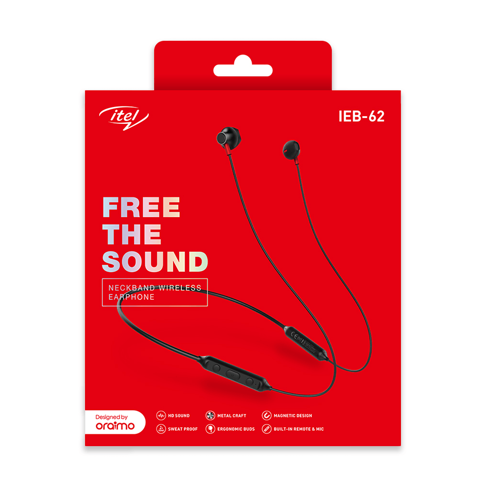 Itel IEB-62 Bluetooth Neckband - Compro System - Compro System