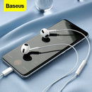 Baseus Encok Type-C lateral in-ear Wired Earphone C17 White