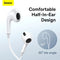 Baseus Encok Type-C lateral in-ear Wired Earphone C17 White