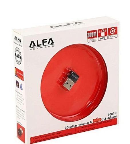 ALFA Wireless N USB Adapter 300Mbps - ALFA - Compro System