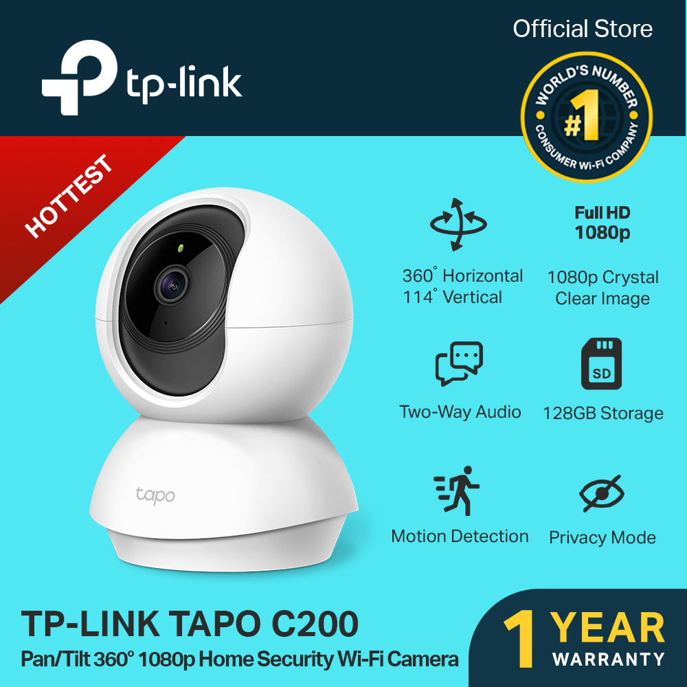 TP-Link Tapo C200 Pan/Tilt Home Security Wi-Fi Camera