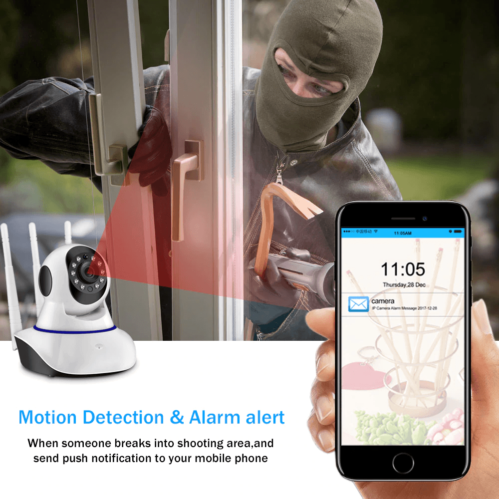 WIFI Smart Camera With Remote Monitoring