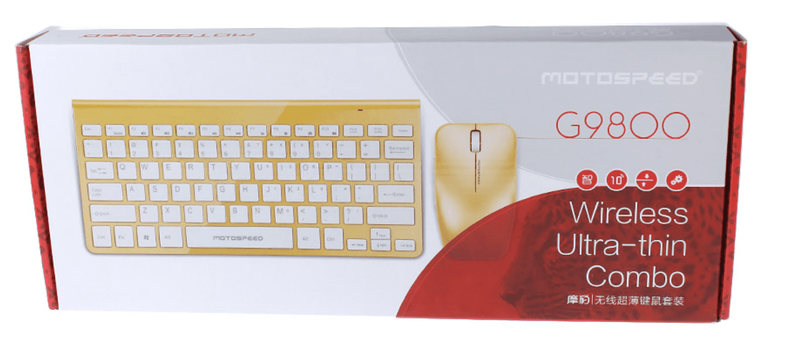 Motospeed G9800 2.4G Wireless Keyboard and Optical Mouse Combo - Compro System - Compro System