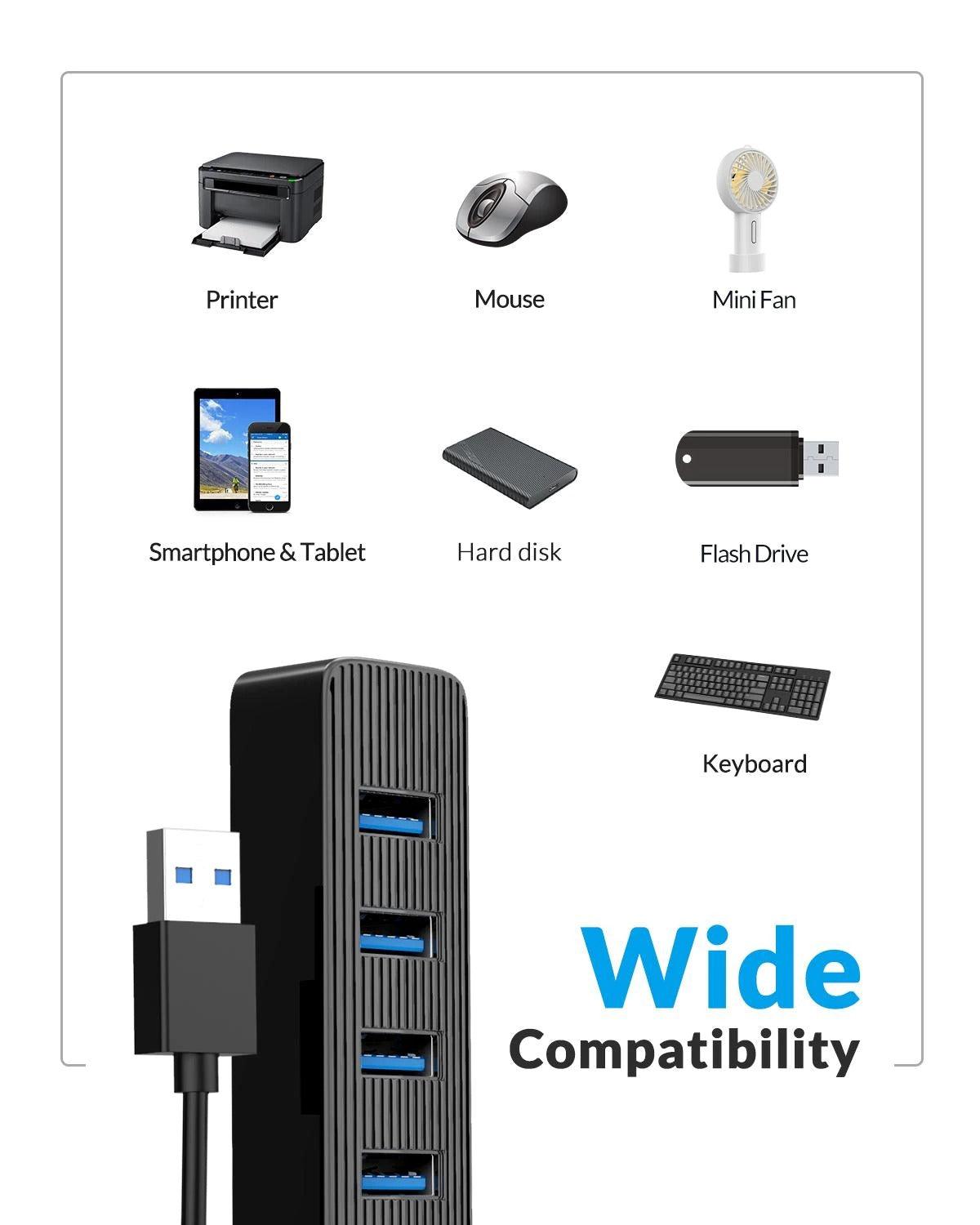 ORICO USB 3.0 HUB With Type C Power Supply Port - ORICO - Compro System