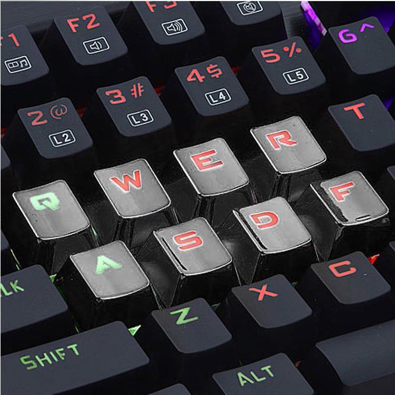 Redragon A103GR 12 Chrome keycaps MX Style with Key Puller - REDRAGON - Compro System